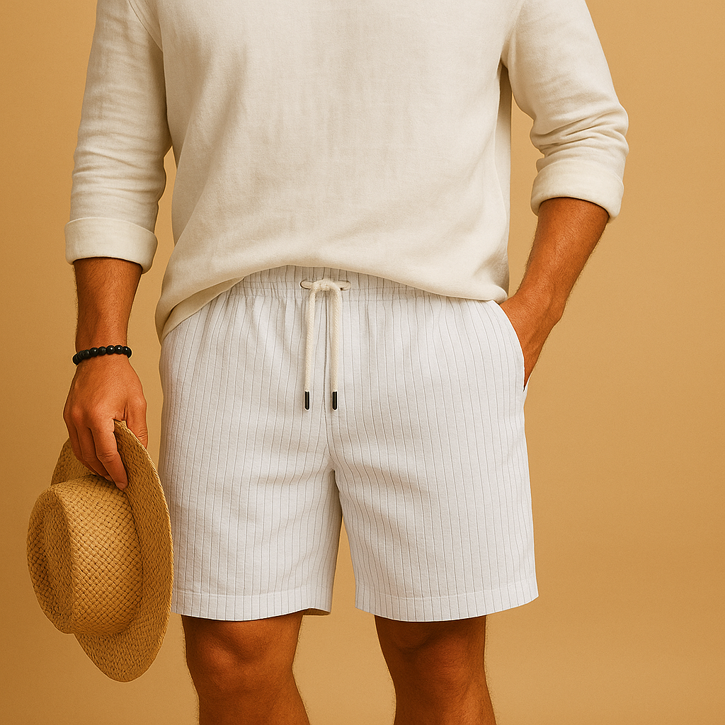 Heren short | Casual short met elastische taille en ontspannen pasvorm
