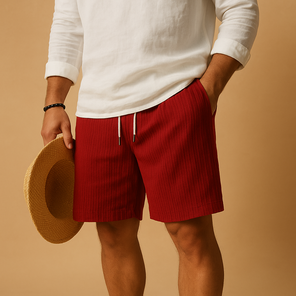 Heren short | Casual short met elastische taille en ontspannen pasvorm