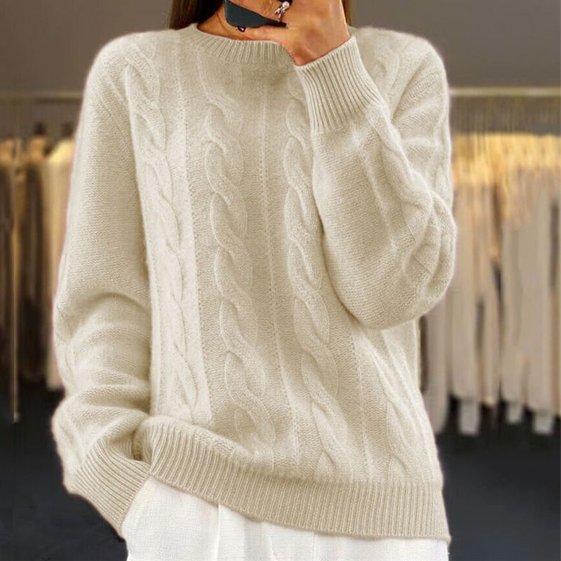 Sofia | Gebreide Wintertrui Dames | Warmte & Klasse Voor De Winter - De Mode Outlet