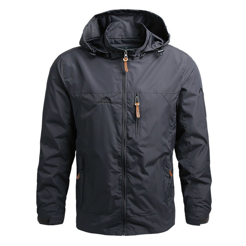 Softshell heren outdoor jas – lichtgewicht en waterafstotend voor elk weertype - De Mode Outlet