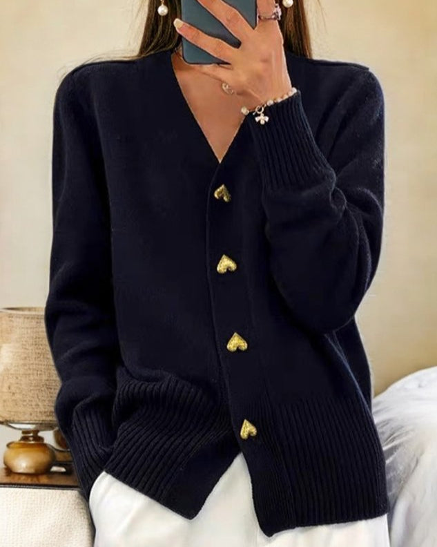 Dames Gebreid Vest – Oversized Pasvorm – Casual Dagelijks Ontwerp