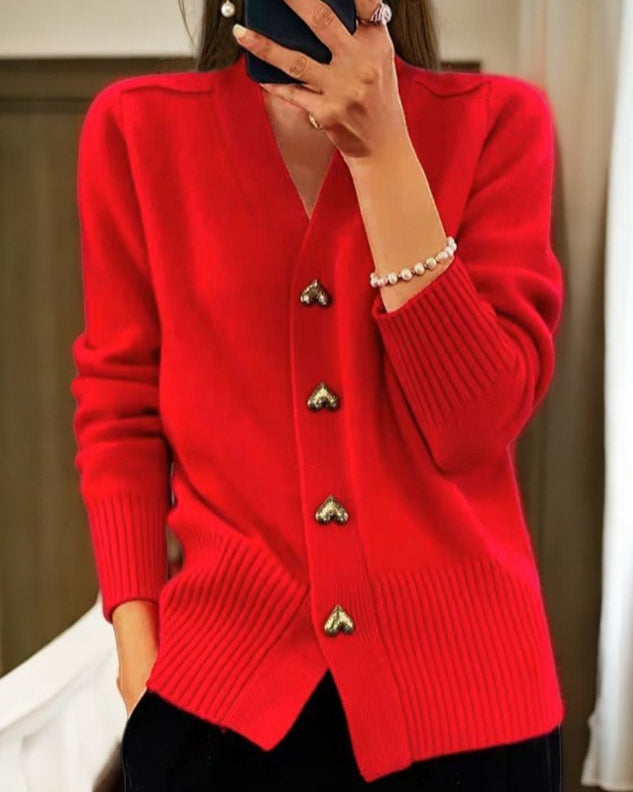 Dames Gebreid Vest – Oversized Pasvorm – Casual Dagelijks Ontwerp