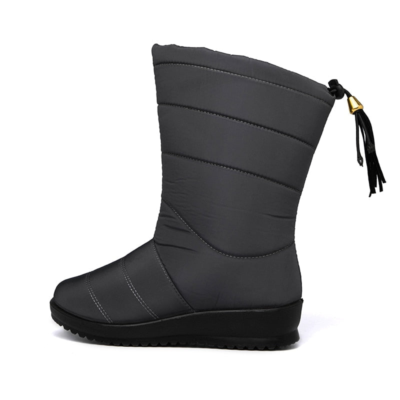 Super Warme Zachte Dames Winterlaarzen | Comfort en Grip voor Koude Dagen - De Mode OutletDE142028