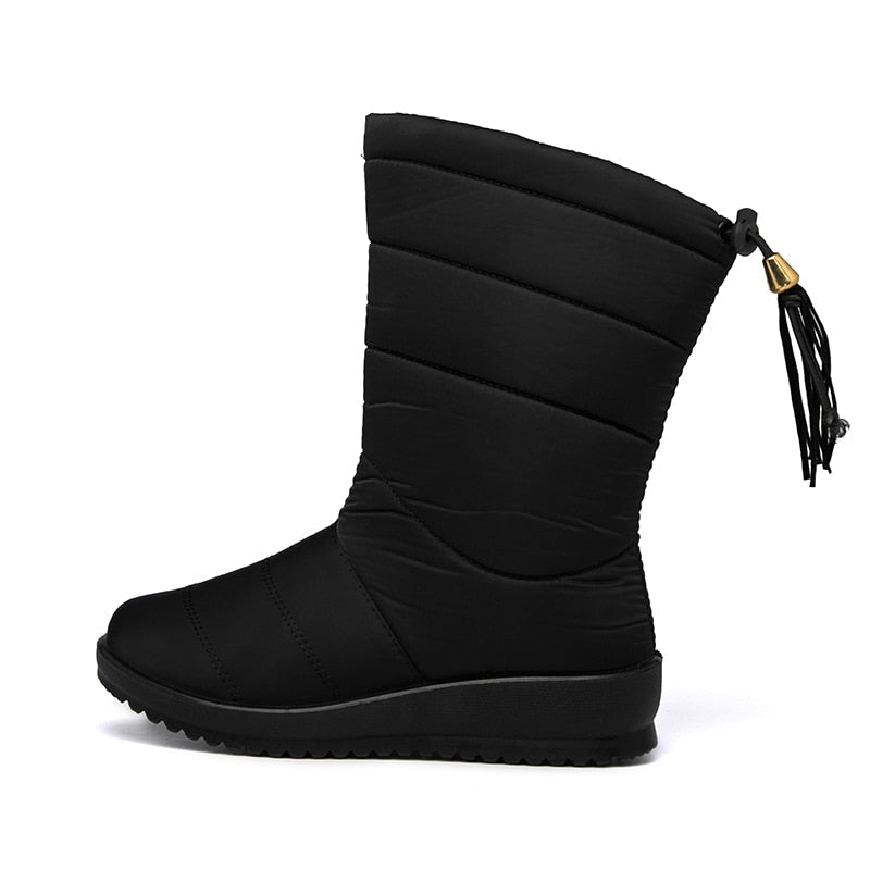 Super Warme Zachte Dames Winterlaarzen | Comfort en Grip voor Koude Dagen - De Mode OutletDE142019