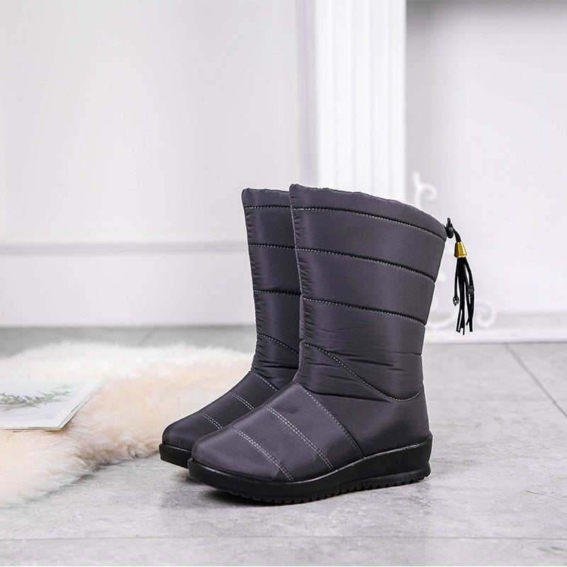 Super Warme Zachte Dames Winterlaarzen | Comfort en Grip voor Koude Dagen - De Mode OutletDE142019