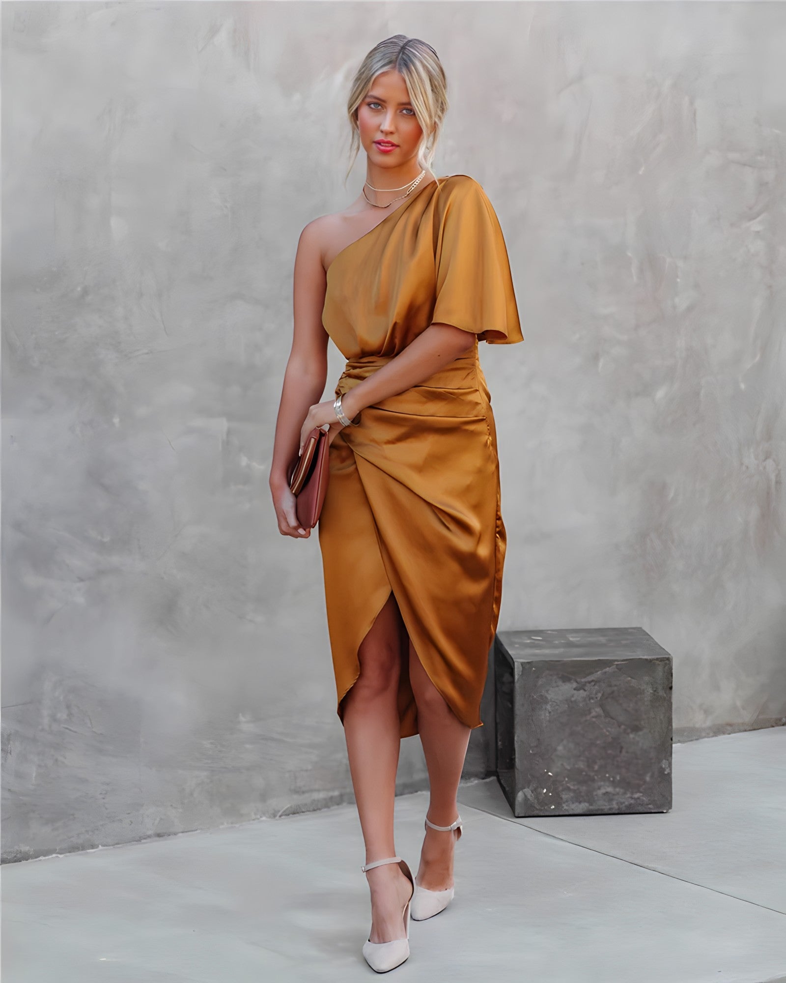 Suzy - Zijden Feestjurk - De Mode OutletDWOD9-KW632001