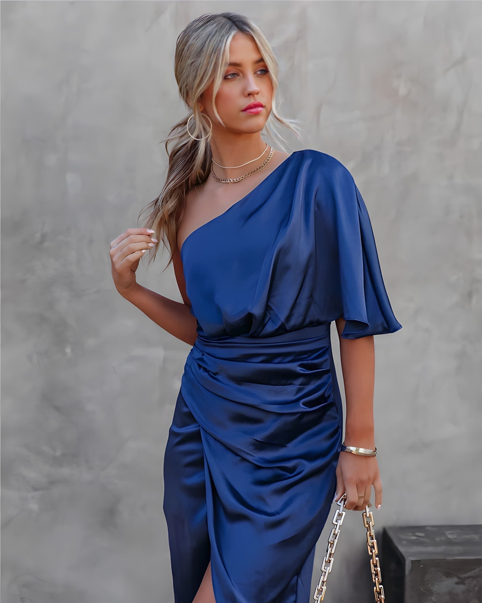 Suzy - Zijden Feestjurk - De Mode OutletDWOD9-KW632005