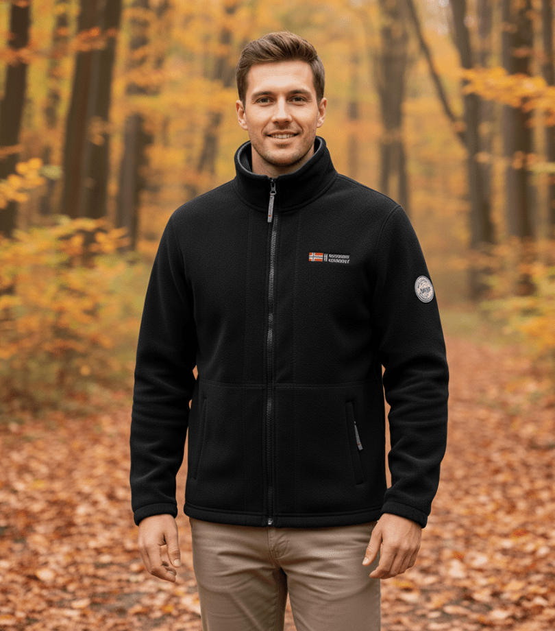 Thermisch Ademend Fleecejack – Lichtgewicht voor Outdoor Gebruik - De Mode OutletGREY-QI41D08