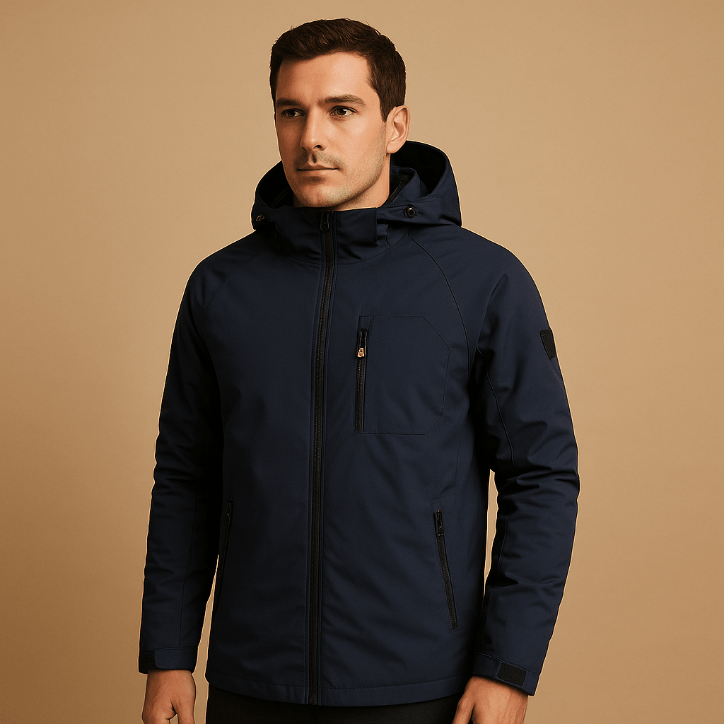 Waterdicht lichtgewicht windjack voor heren – Ademend en comfortabel - De Mode OutletD3-YZ076024