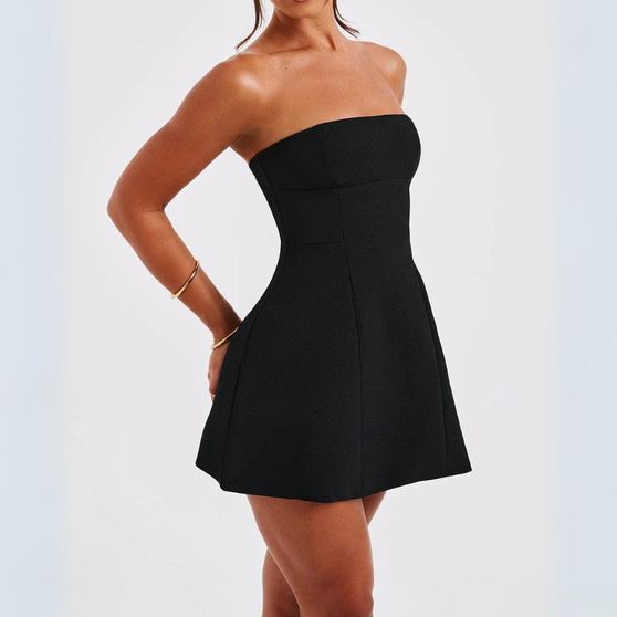 Dames Bodycon Mini Jurk – Aansluitende Pasvorm voor Avond en Uitgaan